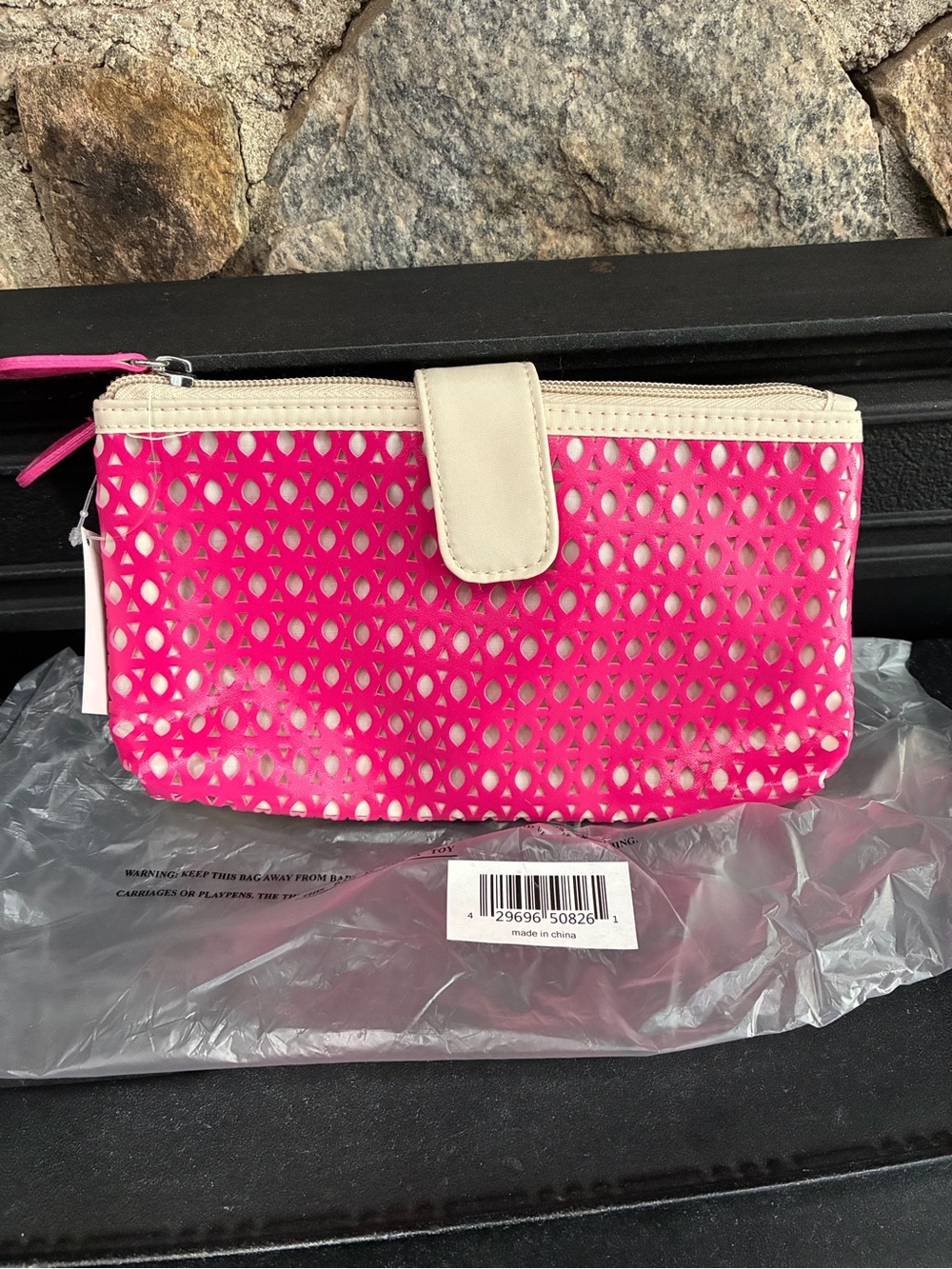 Nordstrom Beauty Spot Cosmetic Travel Makeup Case Pink Brand New